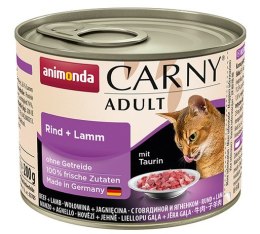 Animonda Carny Adult Wołowina + Jagnięcina puszka 200g