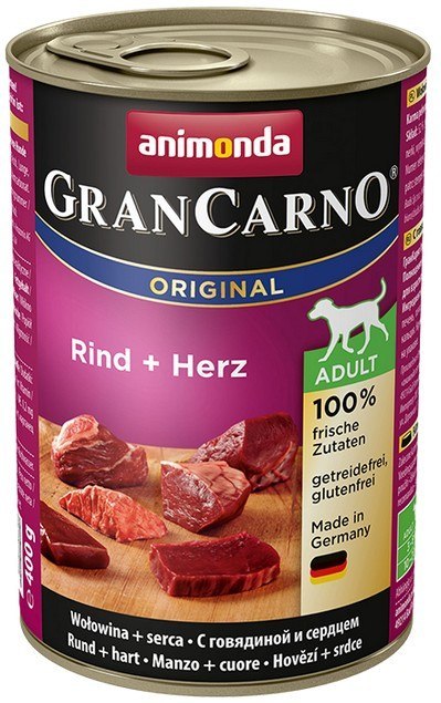 Animonda GranCarno Original Adult Herz Serca puszka 400g