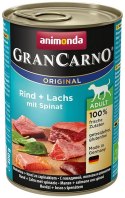 Animonda GranCarno Original Adult Lachs Spinat Łosoś + Szpinak puszka 400g