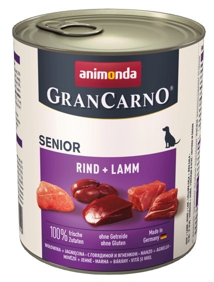 Animonda GranCarno Original Adult Rind Lamm Wołowina + Jagnięcina puszka 800g Animonda GranCarno Original Adult Rind Lamm Wołowina + Jagnięcina puszka 800g