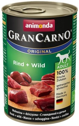 Animonda GranCarno Original Adult Wild Dziczyzna puszka 400g