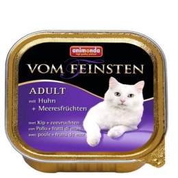 Animonda vom Feinsten Cat Adult z Kurczakiem i Owocami Morza tacka 100g