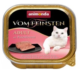 Animonda vom Feinsten Cat Adult z Sercami Indyka tacka 100g