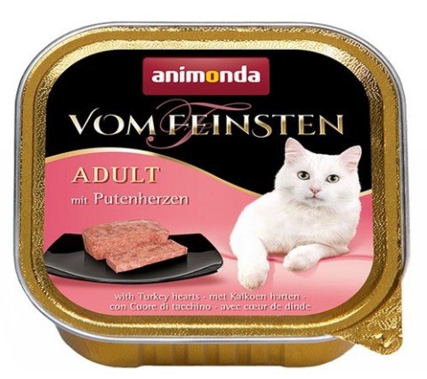 Animonda vom Feinsten Cat Adult z Sercami Indyka tacka 100g Animonda vom Feinsten Cat Adult z Sercami Indyka tacka 100g