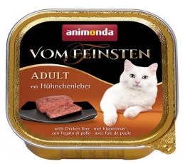 Animonda vom Feinsten Cat Adult z Wątróbką Kurczaka tacka 100g