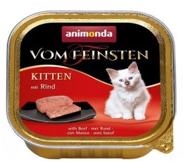 Animonda vom Feinsten Cat Kitten z Wołowiną tacka 100g