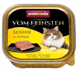 Animonda vom Feinsten Cat Senior z Drobiem tacka 100g