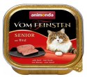 Animonda vom Feinsten Cat Senior z Wołowiną tacka 100g