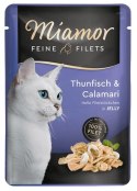 Miamor Feine Filets Tuńczyk & Kalmary saszetka 100g