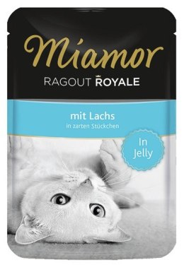 Miamor Ragout Royale z Łososiem w galaretce saszetka 100g