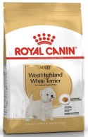 Royal Canin West Highland White Terrier Adult karma sucha dla psów dorosłych rasy west highland white terrier 1,5kg