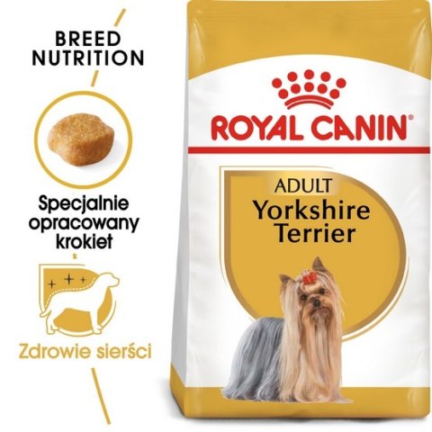 Royal Canin Yorkshire Terrier Adult karma sucha dla psów dorosłych rasy yorkshire terrier 1,5kg