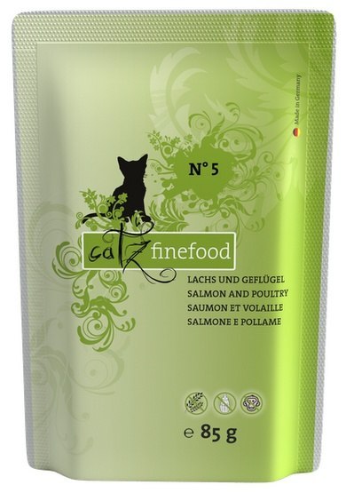 Catz Finefood Classic N.05 Łosoś i drób saszetka 85g Catz Finefood Classic N.05 Łosoś i drób saszetka 85g
