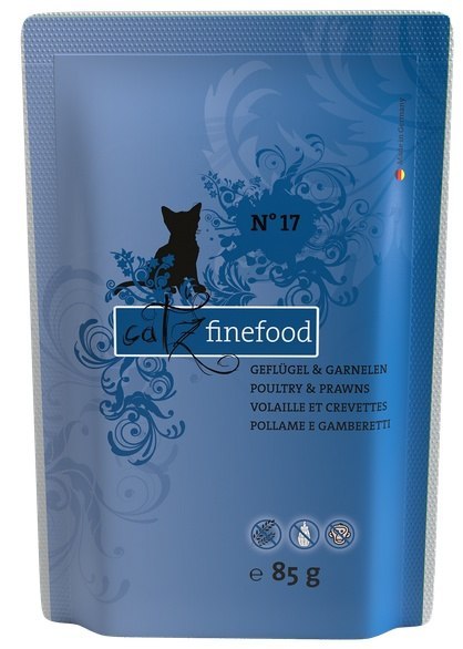 Catz Finefood Classic N.17 Drób i Krewetki saszetka 85g Catz Finefood Classic N.17 Drób i Krewetki saszetka 85g
