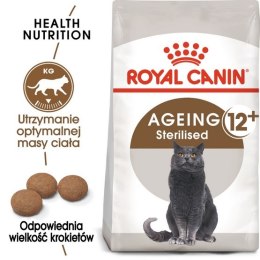 Royal Canin Ageing +12 Sterilised karma sucha dla kotów dojrzałych, sterylizowanych 4kg