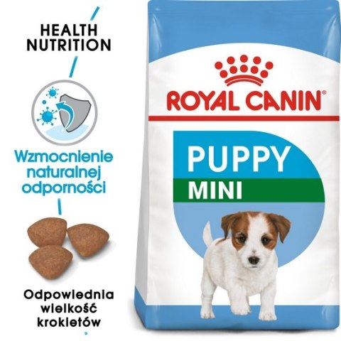 Royal Canin Mini Puppy karma sucha dla szczeniąt, od 2 do 10 miesiąca życia, ras małych 4kg Royal Canin Mini Puppy karma sucha dla szczeniąt, od 2 do 10 miesiąca życia, ras małych 4kg