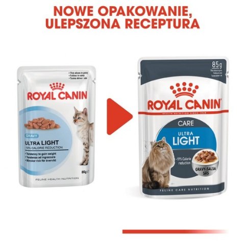 Royal Canin Light Weight Care w sosie karma mokra dla kotów dorosłych z tendencją do nadwagi saszetka 85g Royal Canin Light Weight Care w sosie karma mokra dla kotów dorosłych z tendencją do nadwagi saszetka 85g
