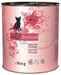 Catz Finefood Classic N.03 Drób puszka 800g