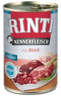 Rinti Kennerfleisch Junior Rind pies - wołowina puszka 400g