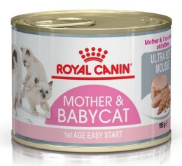 Royal Canin Mother & Babycat Mousse karma mokra - mus dla kociąt i kotek karmiących puszka 195g