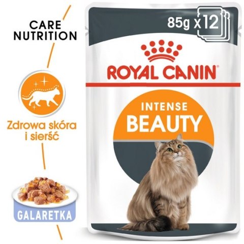 Royal Canin Hair & Skin Care karma mokra w galaretce dla kotów dorosłych, lśniąca sierść i zdrowa skóra saszetka 85g