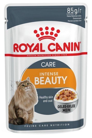Royal Canin Hair & Skin Care karma mokra w galaretce dla kotów dorosłych, lśniąca sierść i zdrowa skóra saszetka 85g Royal Canin Hair & Skin Care karma mokra w galaretce dla kotów dorosłych, lśniąca sierść i zdrowa skóra saszetka 85g