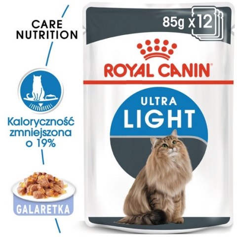 Royal Canin Light Weight Care w galaretce karma mokra dla kotów dorosłych, z tendencją do nadwagi saszetka 85g