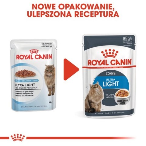 Royal Canin Light Weight Care w galaretce karma mokra dla kotów dorosłych, z tendencją do nadwagi saszetka 85g Royal Canin Light Weight Care w galaretce karma mokra dla kotów dorosłych, z tendencją do nadwagi saszetka 85g