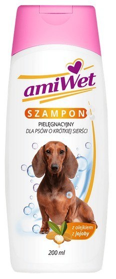 Amiwet Szampon dla psów o krótkiej sierści 200ml