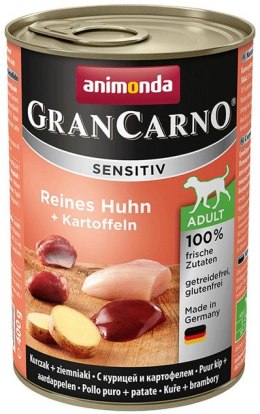 Animonda GranCarno Sensitiv Kurczak + ziemniaki puszka 400g