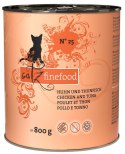 Catz Finefood Classic N.25 Kurczak i Tuńczyk puszka 800g