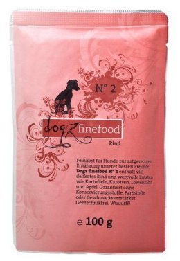 Dogz Finefood Classic N.02 Wołowina saszetka 100g