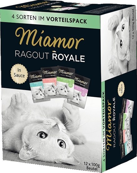 Miamor Ragout Royale Mix Sos - 4 smaki saszetki 12x100g Miamor Ragout Royale Mix Sos - 4 smaki saszetki 12x100g