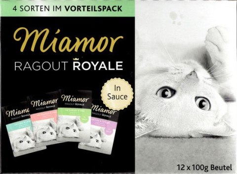 Miamor Ragout Royale Mix Sos - 4 smaki saszetki 12x100g Miamor Ragout Royale Mix Sos - 4 smaki saszetki 12x100g
