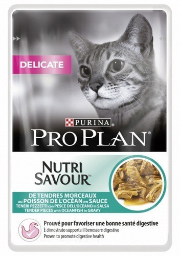Purina Pro Plan Cat Delicate ryba oceaniczna saszetka 85g Purina Pro Plan Cat Delicate ryba oceaniczna saszetka 85g