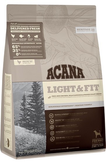 Acana Light & Fit Dog 2kg Acana Light & Fit Dog 2kg