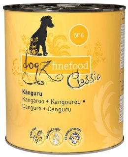 Dogz Finefood Classic N.06 Kangur puszka 800g