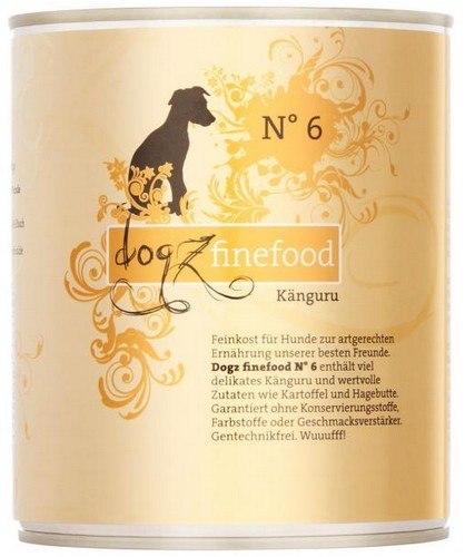 Dogz Finefood Classic N.06 Kangur puszka 800g Dogz Finefood Classic N.06 Kangur puszka 800g