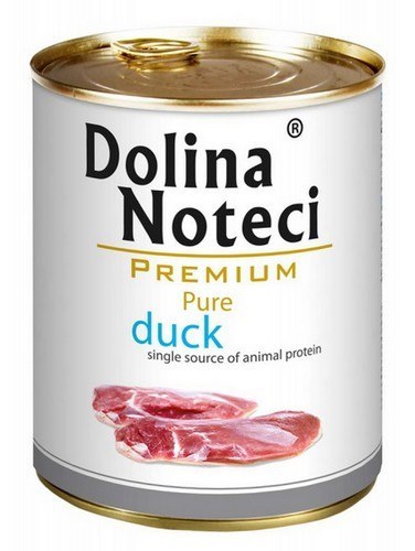 Dolina Noteci Premium Pies Pure Kaczka puszka 800g Dolina Noteci Premium Pies Pure Kaczka puszka 800g