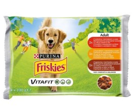 Friskies Dog Adult saszetki 4x100g