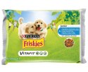 Friskies Dog Junior Kurczak i marchewka w sosie saszetki 4x100g