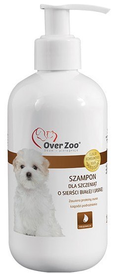 Over Zoo Szampon dla szczeniąt o jasnej/białej sierści 250ml
