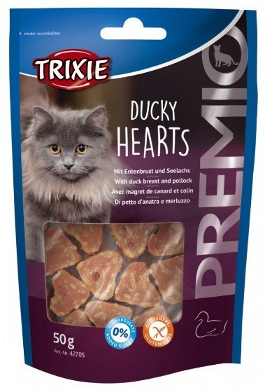 Trixie Premio Ducky Hearts - kacze serca 50g [42705]