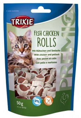 Trixie Premio Fish Chicken Rolls - krążki z kurczakiem i łososiem [42702]