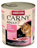 Animonda Carny Adult Wołowina, Indyk + Krewetki puszka 800g