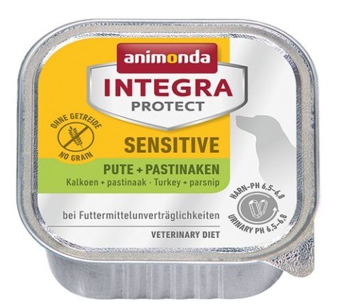 Animonda Integra Protect Sensitive dla psa indyk + pasternak tacka 150g