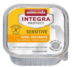 Animonda Integra Protect Sensitive dla psa kurczak + pasternak tacka 150g