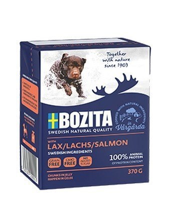 Bozita Dog Tetra Recart z łososiem w galaretce kartonik 370g Bozita Dog Tetra Recart z łososiem w galaretce kartonik 370g