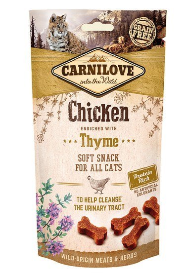 Carnilove Cat Snack Fresh Soft Chicken+Thyme 50g