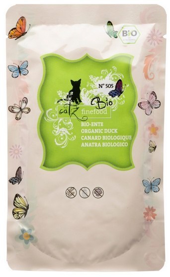 Catz Finefood Bio N.505 Kaczka saszetka 85g Catz Finefood Bio N.505 Kaczka saszetka 85g